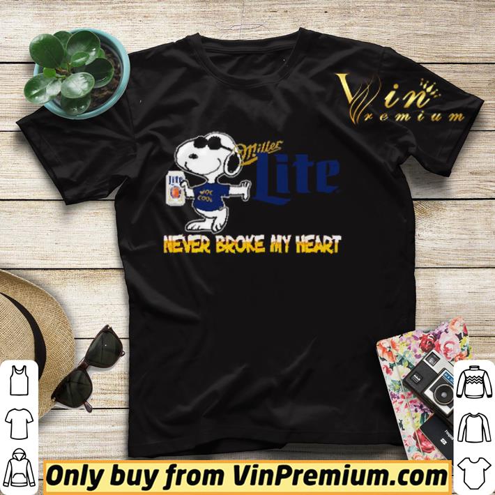 934259b3 snoopy miller lite broke my heart shirt sweater 4 - Snoopy Miller Lite broke my heart shirt sweater
