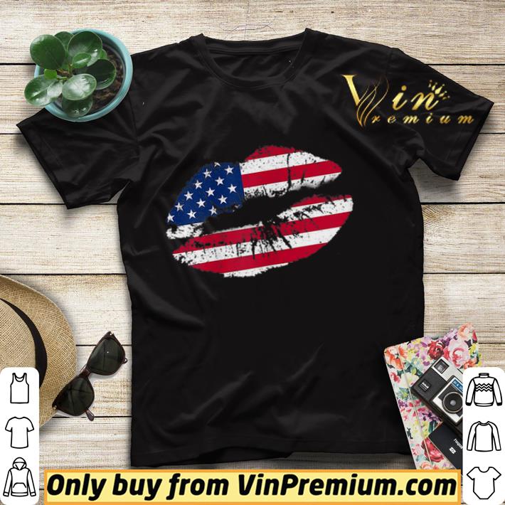 4Th Of July Kiss Lips American Flag shirt 93cadcc6 4th of july kiss lips american flag shirt 4 - 4Th Of July Kiss Lips American Flag shirt