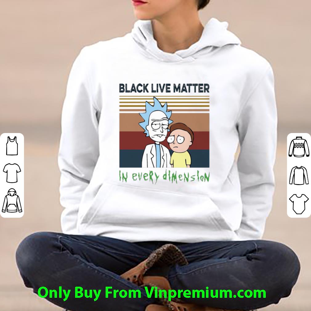 95d01015 premium vintage rick and morty black live matter in every dimension shirt 4 - Premium Vintage Rick And Morty Black Live Matter In Every Dimension shirt