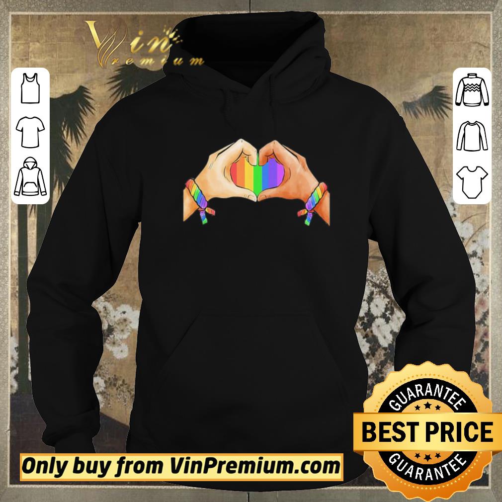 9816b981 hot hand language heart rainbow shirt sweater 4 - Hot Hand language heart Rainbow shirt sweater