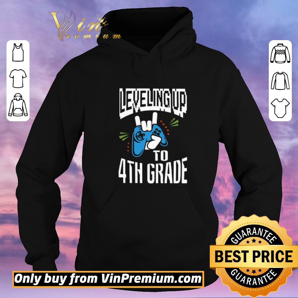 9c3a4321 pretty leveling up to 4th grade shirt sweater 4 - Pretty Leveling Up To 4TH Grade shirt sweater