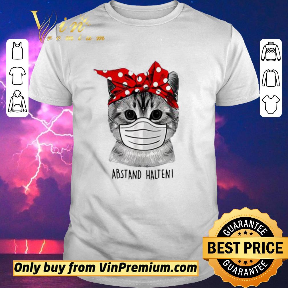 Awesome Cat Face Mask Abstand Halten shirt sweater