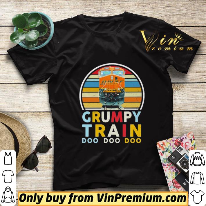 a2655c7c bnsf 7547 grumpy train doo doo doo vintage shirt sweater 4 - BNSF 7547 Grumpy Train doo doo doo vintage shirt sweater