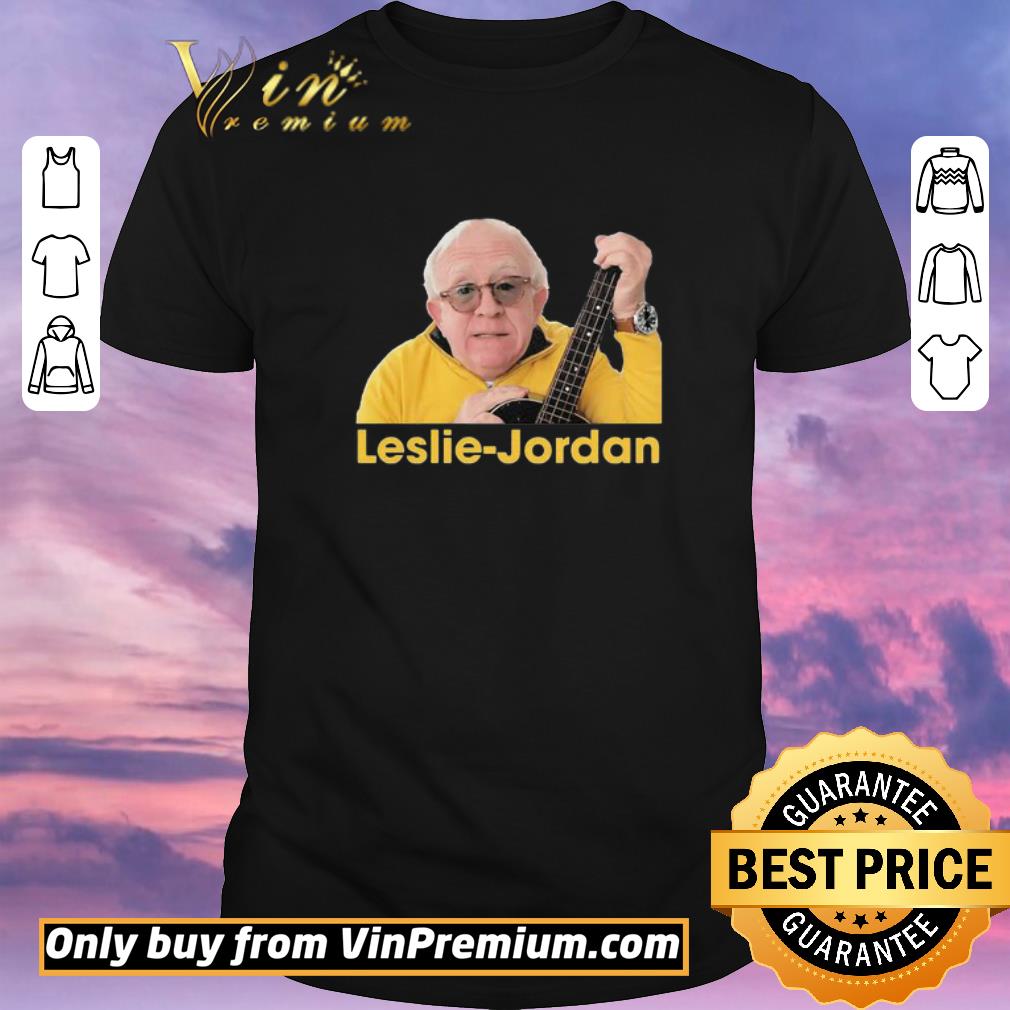 Top Leslie jordan playing guitar shirt sweater