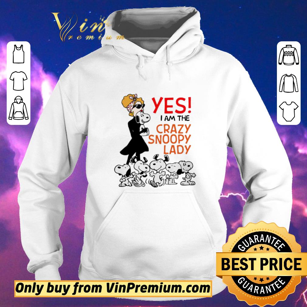 Top Yes i am the crazy snoopy lady shirt sweater a51d4be5 top yes i am the crazy snoopy lady shirt sweater 4 - Top Yes i am the crazy snoopy lady shirt sweater