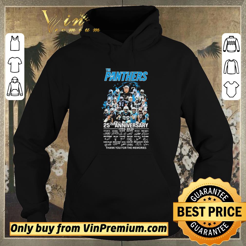 a6167432 funny the carolina panthers football 25th anniversary 1995 2020 thank you for the memories signatures shirt sweater 4 - Funny The carolina panthers football 25th anniversary 1995 2020 thank you for the memories signatures shirt sweater