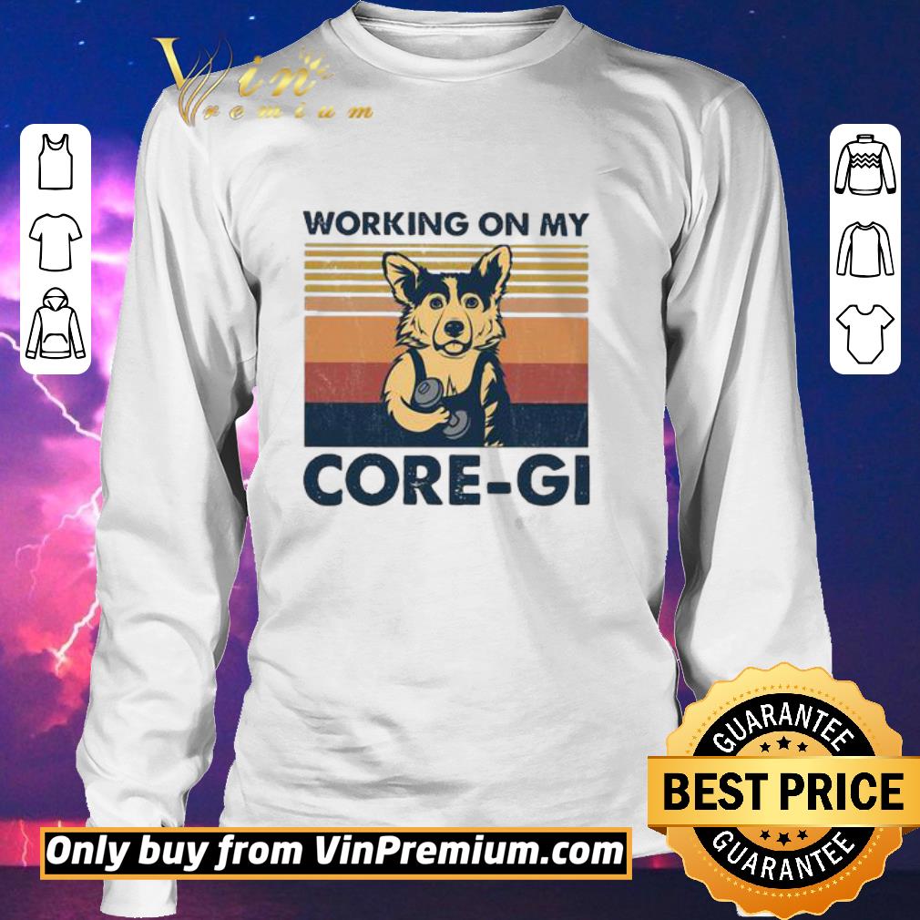 Hot Working on my Core-Gi vintage shirt sweater