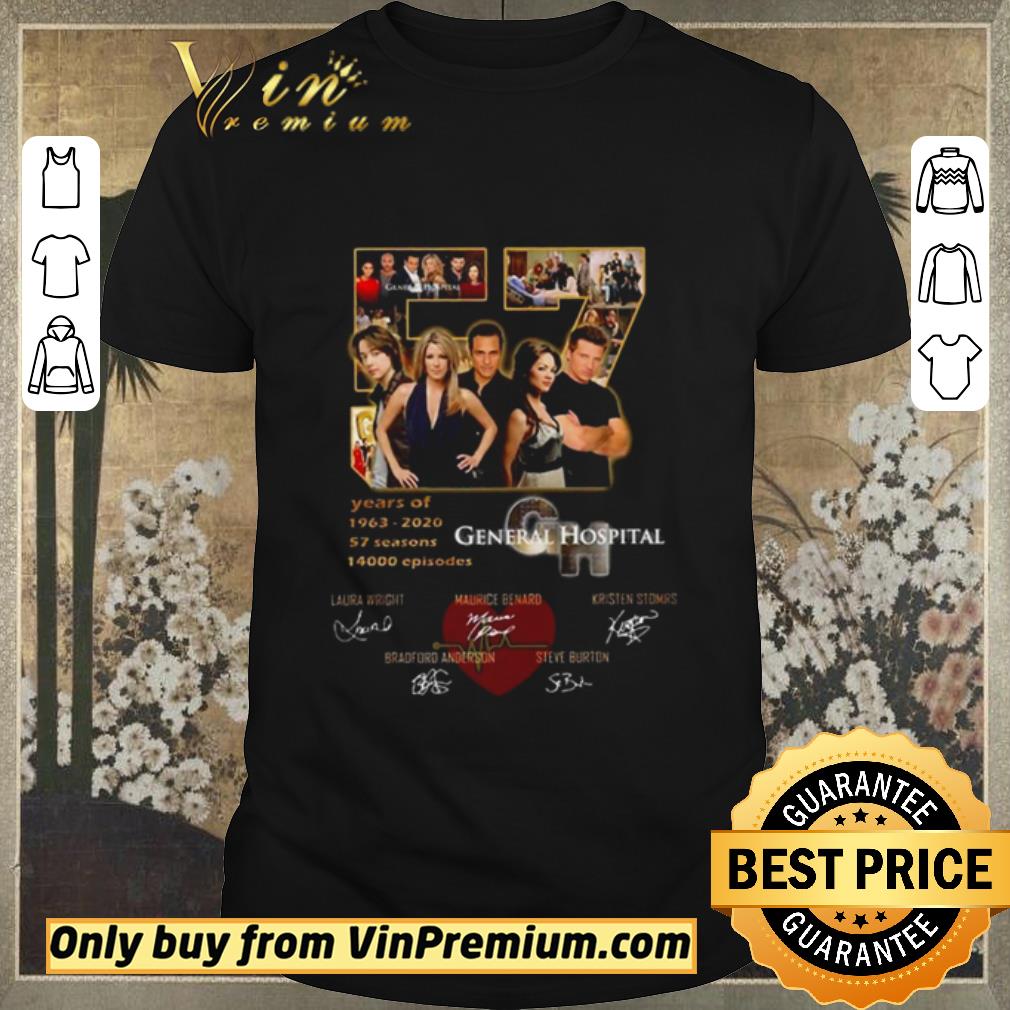 Pretty 57 Years of General Hospital 1963-2020 57 seasons all characters signatures shirt sweater