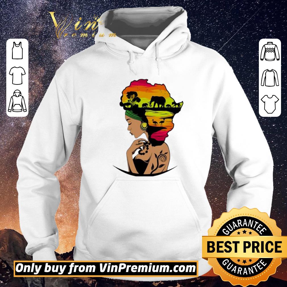 Awesome Safari Goddess Black Woman African Elephant shirt b233c120 awesome safari goddess black woman african elephant shirt 4 - Awesome Safari Goddess Black Woman African Elephant shirt