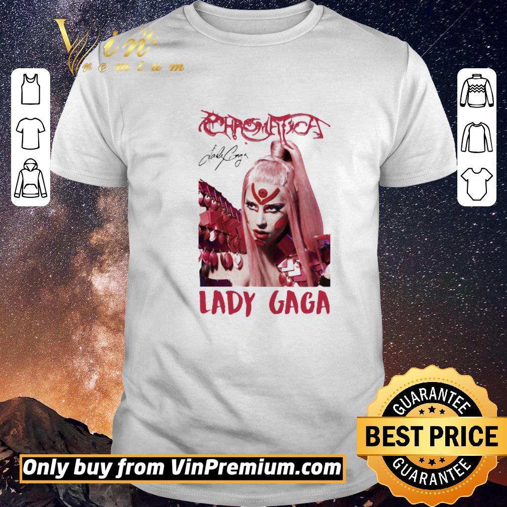 Hot Lady Gaga Chromatica Album Signature shirt sweater