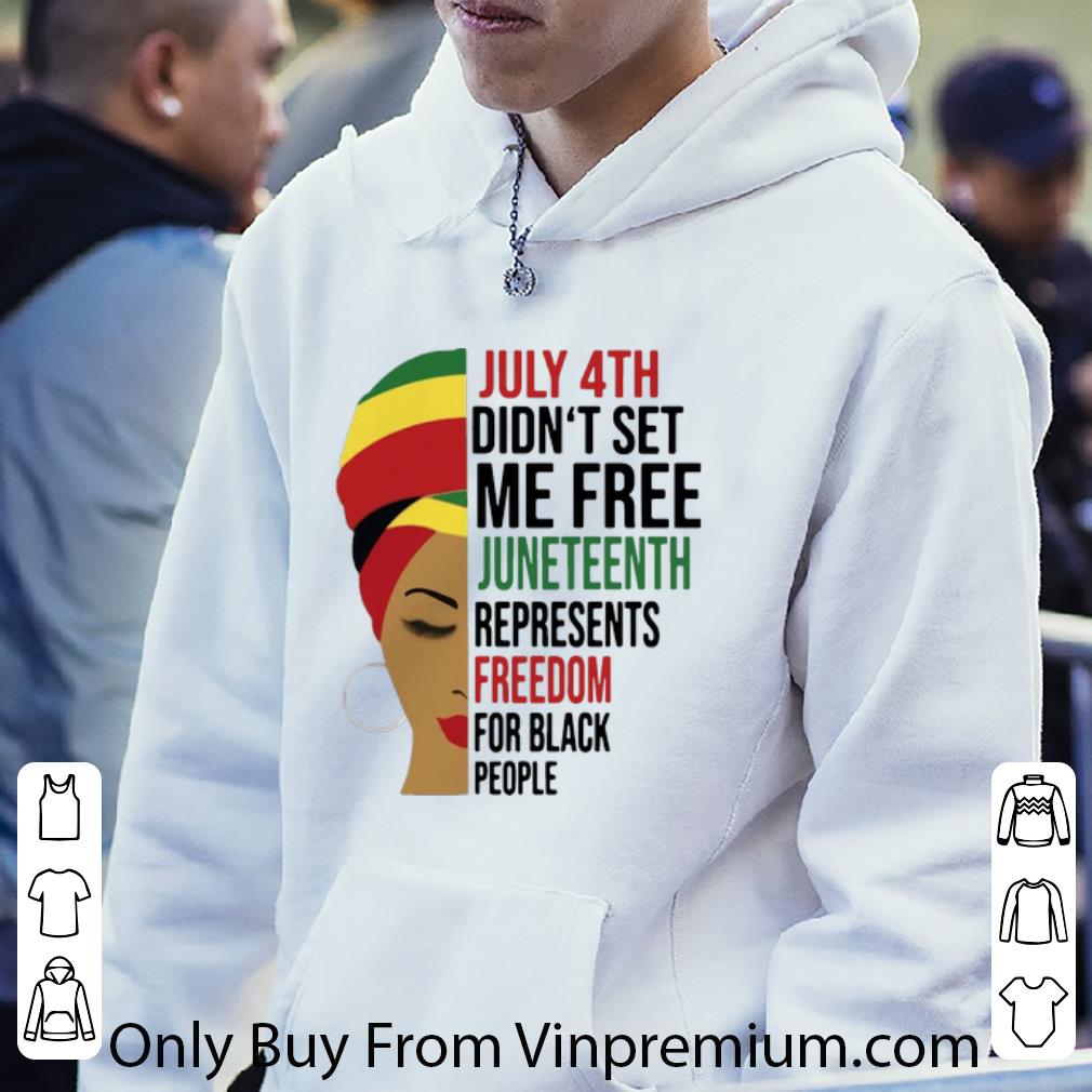 b8936902 premium july 4th didn t set me free juneteenth represents freedom for black people shirt 4 - Premium July 4th Didn’t Set Me Free Juneteenth Represents Freedom For Black People shirt