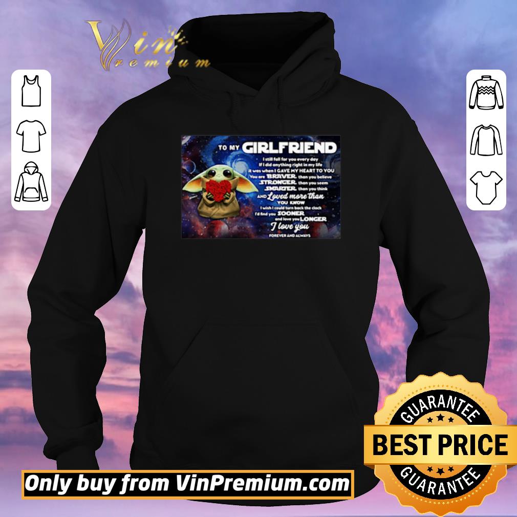 bbb28c98 nice star wars baby yoda hug heart to my girlfriend i love you shirt sweater 4 - Nice Star wars baby yoda hug heart to my girlfriend I love you shirt sweater