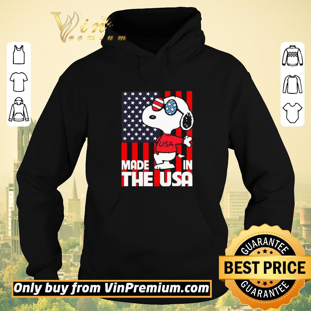 Awesome Snoopy American Flag Made In The USA shirt sweater bc334234 awesome snoopy american flag made in the usa shirt sweater 4 - Awesome Snoopy American Flag Made In The USA shirt sweater
