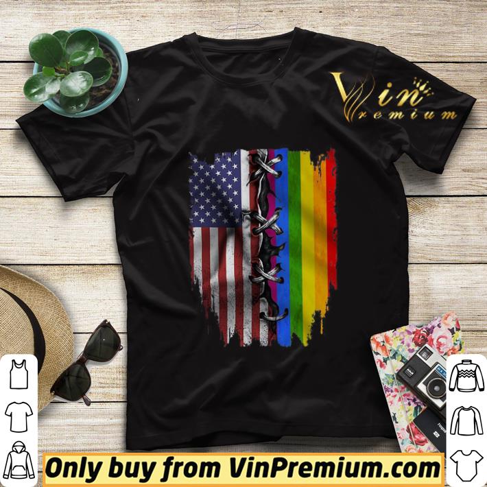 bf6731f6 lgbt pride and american flag shirt sweater 4 - LGBT Pride and American flag shirt sweater