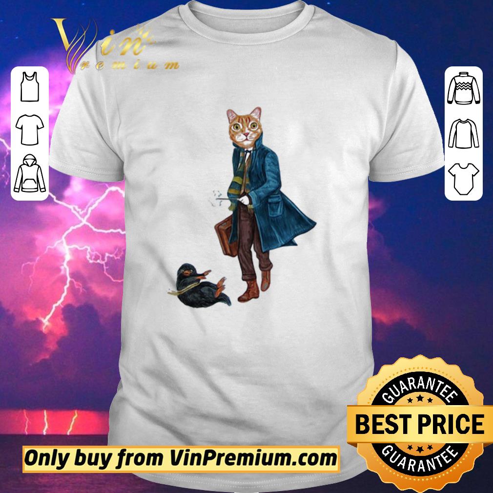 Pretty The beast cat gentleman shirt sweater