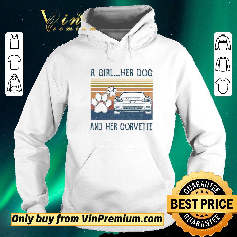 c3d6680e nicea girl her dog and her corvette vintage shirt sweater 4 - NiceA Girl Her Dog And Her Corvette Vintage shirt sweater