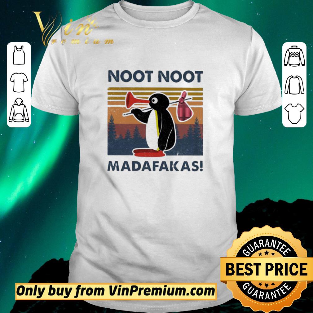 Awesome Penguin Noot Noot Madafakas vintage shirt sweater