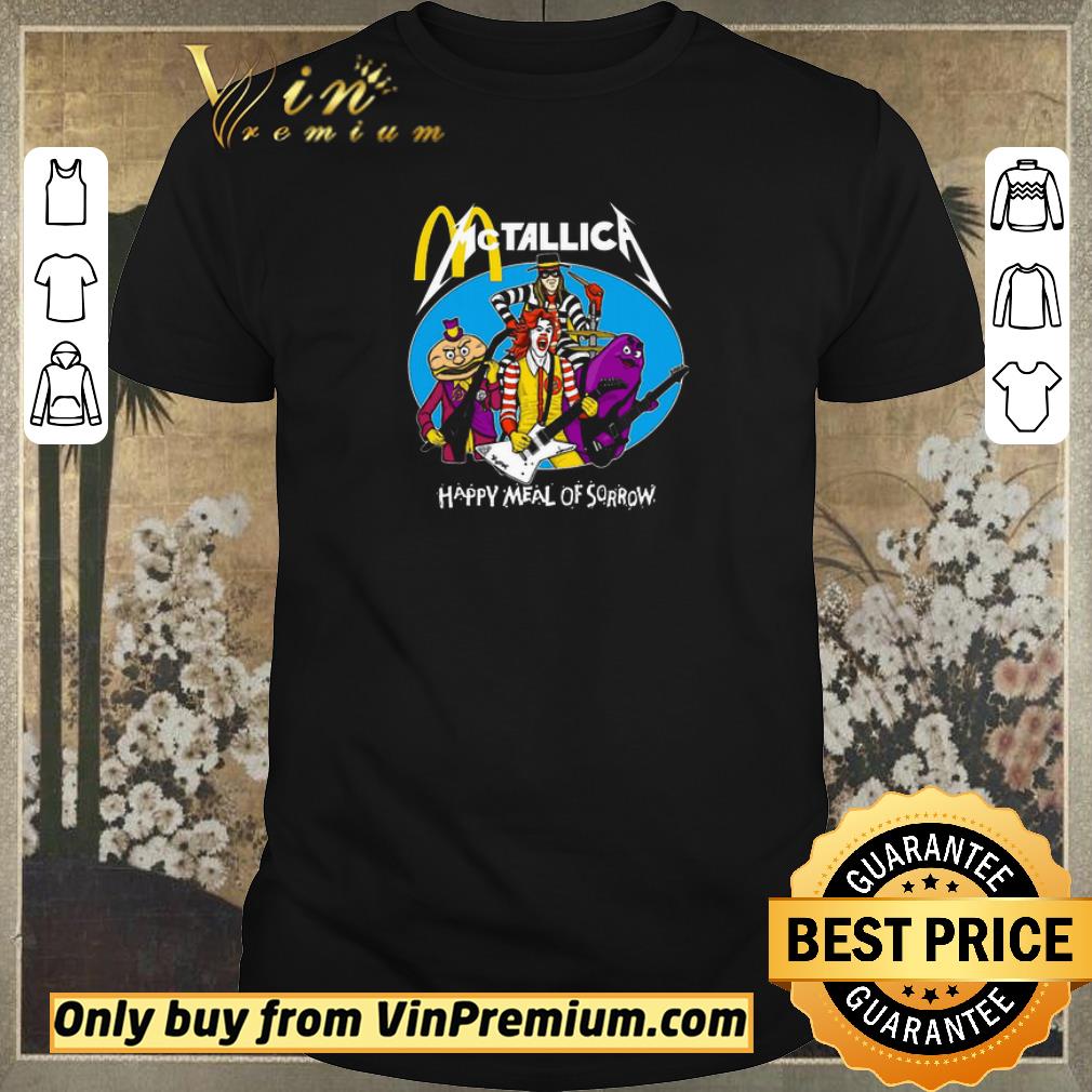 Original Mcdonald’s Metallica Happy Meal Of Sorrow shirt sweater Original Mcdonald’s Metallica Happy Meal Of Sorrow shirt sweater