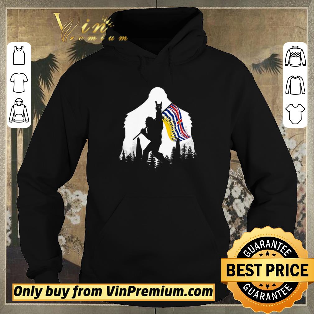 ca57e523 nice bigfoot rock and roll british columbia flag in the forest shirt sweater 4 - Nice Bigfoot Rock And Roll British Columbia Flag In The Forest shirt sweater