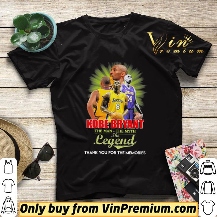 cb485b60 kobe bryant the man the myth the legend thank you for the memories shirt sweater 4 - Kobe Bryant the man the myth the legend thank You for the memories shirt sweater
