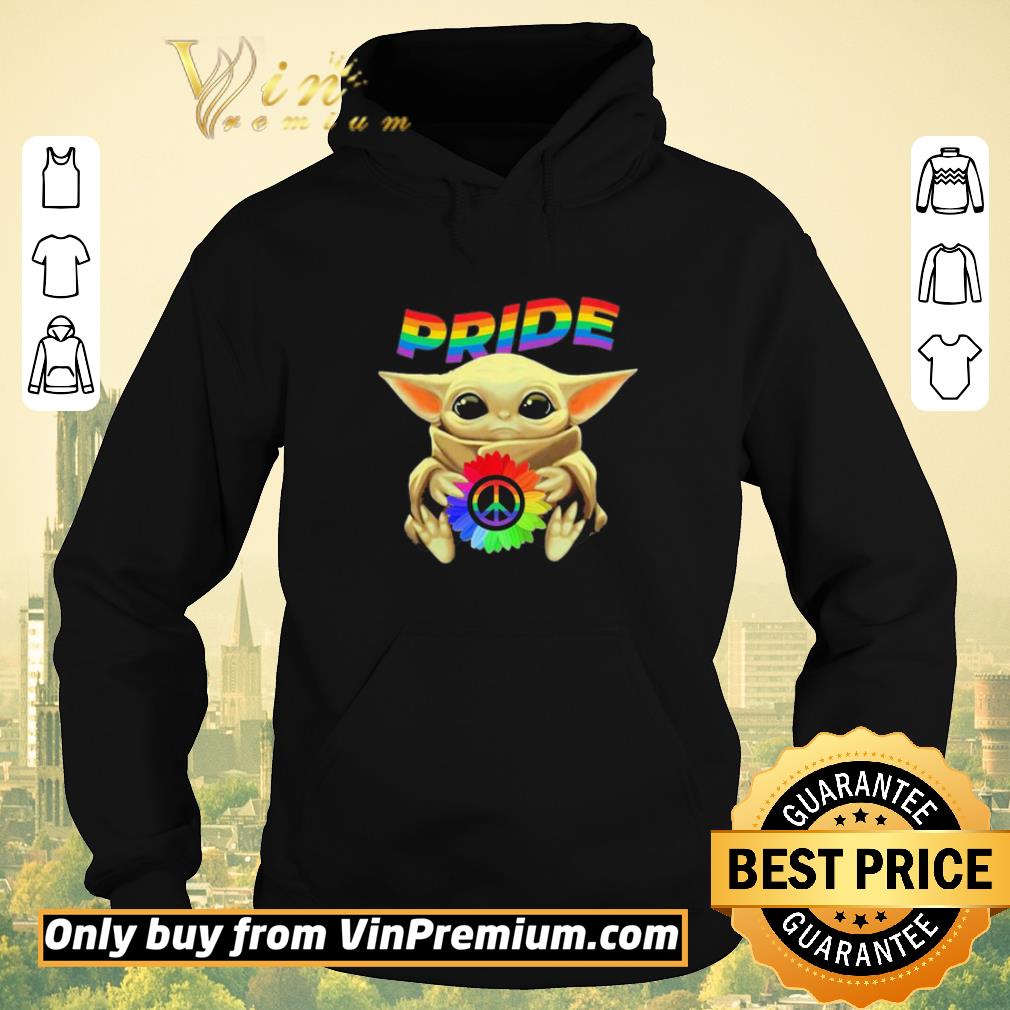 cf4b8845 pretty baby yoda hug lgbt pride hippie shirt 4 - Pretty Baby Yoda hug LGBT Pride Hippie shirt