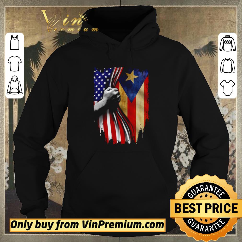 Nice America Flag and Puerto Rican Flag inside me shirt sweater d1c4ec7e nice america flag and puerto rican flag inside me shirt sweater 4 - Nice America Flag and Puerto Rican Flag inside me shirt sweater