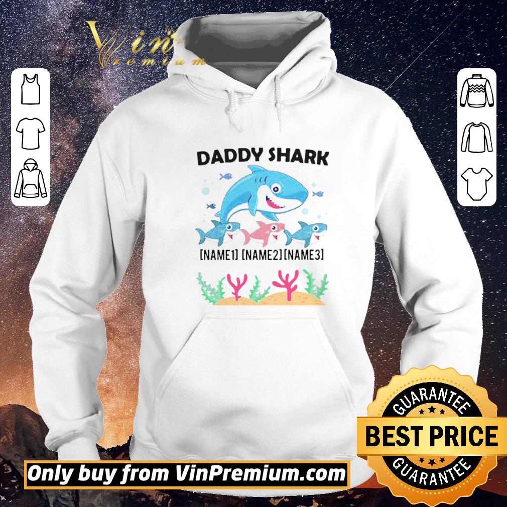 Premium Daddy Shark With 3 Kids Name1 Name2 Name3 shirt sweater d29d7c3e premium daddy shark with 3 kids name1 name2 name3 shirt sweater 4 - Premium Daddy Shark With 3 Kids Name1 Name2 Name3 shirt sweater