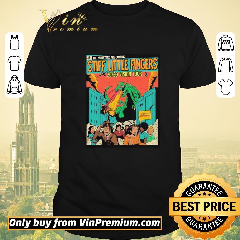 Funny The monster are coming stiff little fingers 2020 vision tour shirt sweater