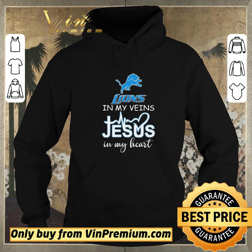 Pretty Detroit lions in my veins jesus in my heart heartbeat shirt sweater d4c60900 pretty detroit lions in my veins jesus in my heart heartbeat shirt sweater 4 - Pretty Detroit lions in my veins jesus in my heart heartbeat shirt sweater