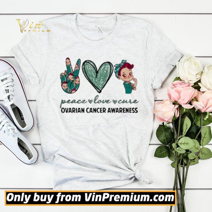 Peace Love Cure ovarian cancer awareness diamond shirt sweater d5eae1cb peace love cure ovarian cancer awareness diamond shirt sweater 4 - Peace Love Cure ovarian cancer awareness diamond shirt sweater