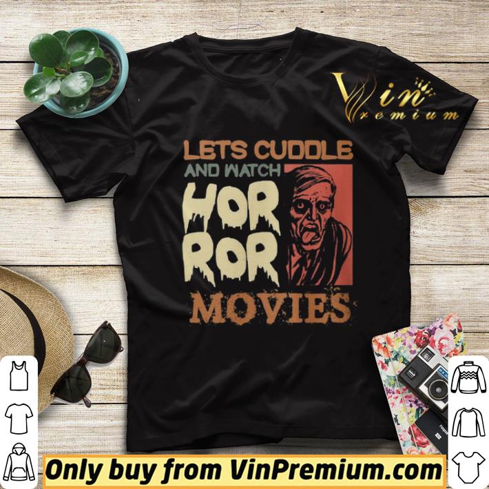 Let's Cuddle and Watch Horror Movies Dating Relationship Tee Slim Fit shirt sweater d6576a2f let s cuddle and watch horror movies dating relationship tee slim fit shirt sweater 4 - Let's Cuddle and Watch Horror Movies Dating Relationship Tee Slim Fit shirt sweater