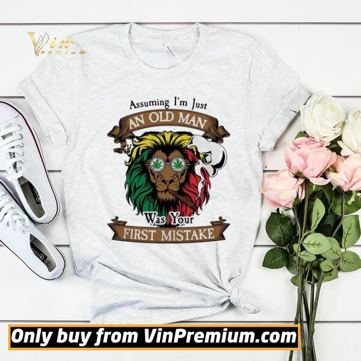 d687ef17 lion smoking assuming i m just an old lady was your first mistake vintage shirt sweater 4 - Lion smoking assuming I’m just an old lady was your first mistake vintage shirt sweater