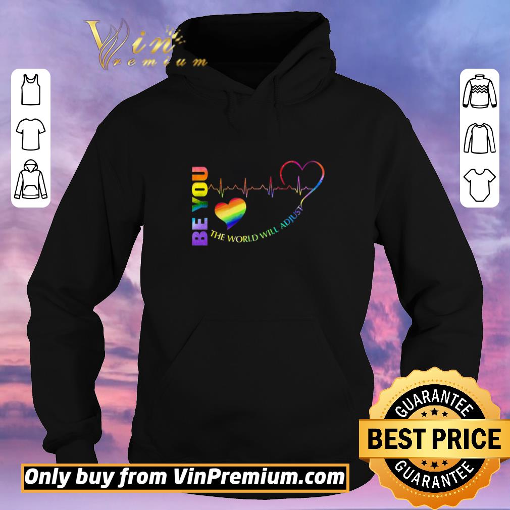 da8852b2 official lgbt heart be you the world will adjust shirt sweater 4 - Official Lgbt Heart Be You The World Will Adjust shirt sweater