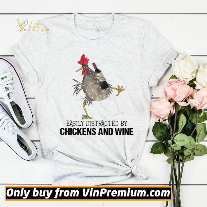 Easily Distracted By Cats And Chickens And Wine shirt sweater daadd106 easily distracted by cats and chickens and wine shirt sweater 4 - Easily Distracted By Cats And Chickens And Wine shirt sweater
