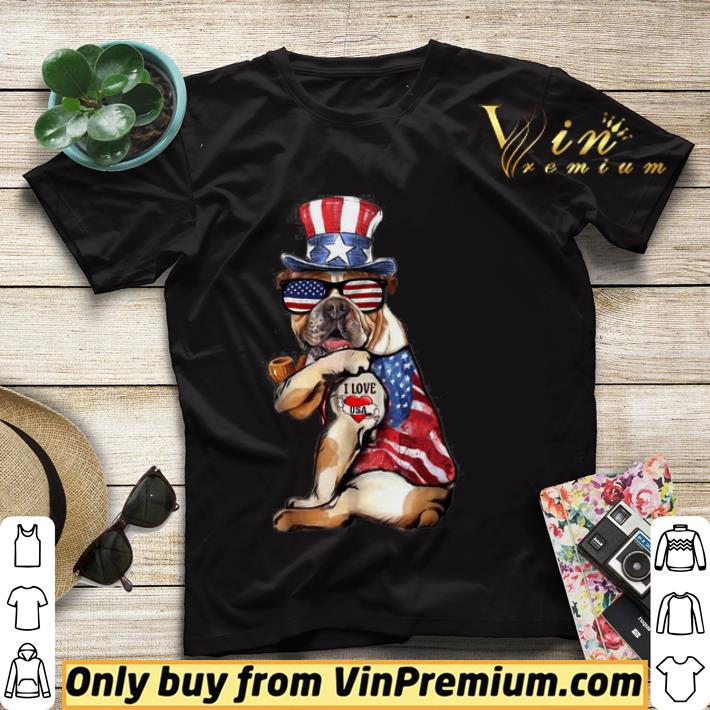 Uncle Sam Bulldog tattoo I love US happy the 4th of July shirt sweater db8625a2 uncle sam bulldog tattoo i love us happy the 4th of july shirt sweater 4 - Uncle Sam Bulldog tattoo I love US happy the 4th of July shirt sweater