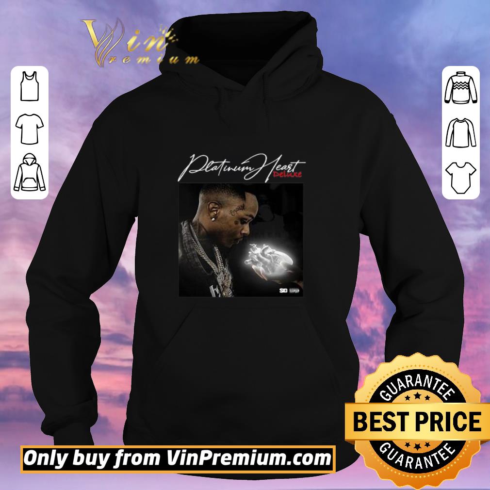 dbb23031 original platinum heart deluxe music band black shirt 4 - Original Platinum heart deluxe music band black shirt