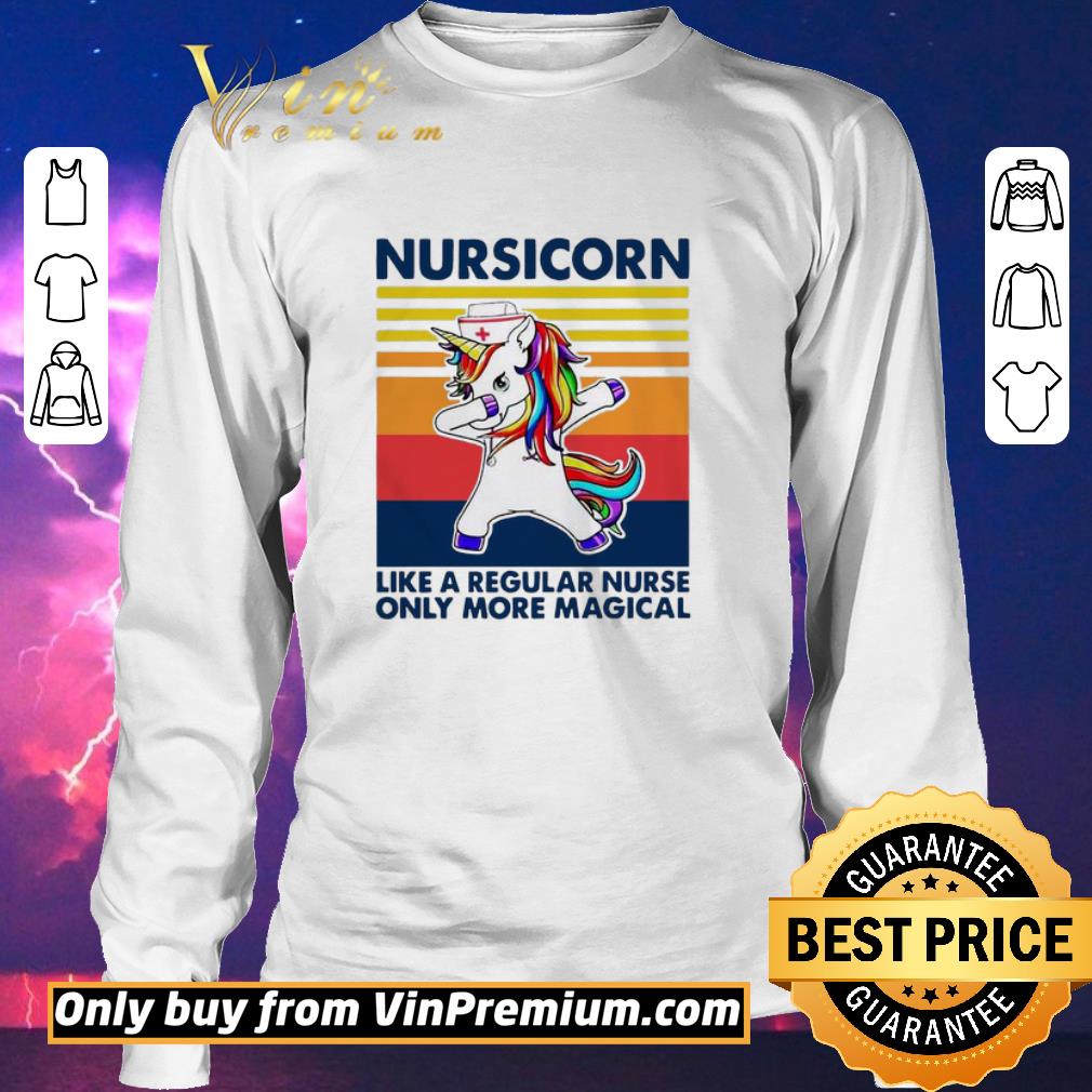 Nice Nursicorn Like A Regular Nurse Only More Magical Vintage shirt sweater