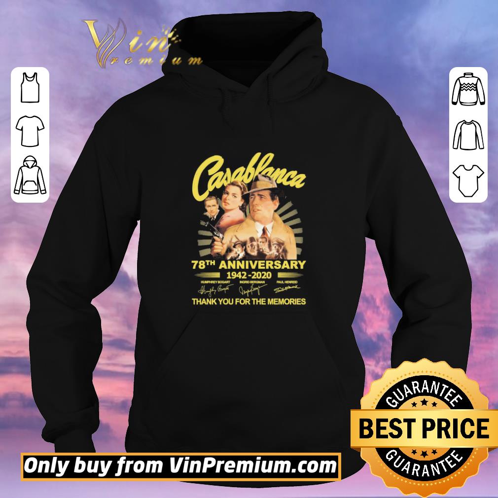 Top Casablanca 78th anniversary 1942 2020 thank You for the memories signatures shirt sweater ddf13625 top casablanca 78th anniversary 1942 2020 thank you for the memories signatures shirt sweater 4 - Top Casablanca 78th anniversary 1942 2020 thank You for the memories signatures shirt sweater