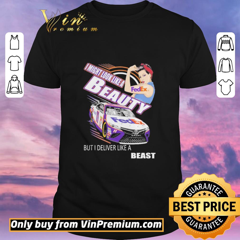 NiceFedex Strong girl i might look like a beauty but i deliver like a beast shirt sweater