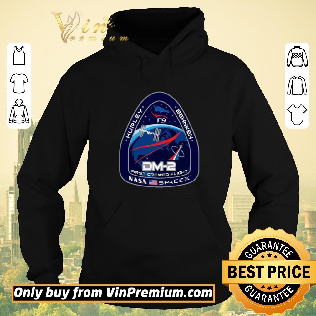 ebe1a764 nice hurley behnken first crewed flight nasa space shirt sweater 4 - Nice Hurley Behnken First Crewed Flight Nasa Space shirt sweater