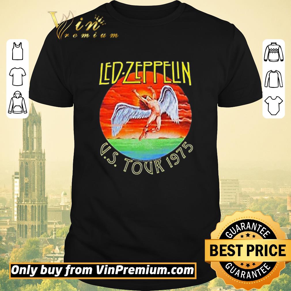 Funny Bravado Led Zeppelin USA 1975 Concert Tour Black shirt sweater