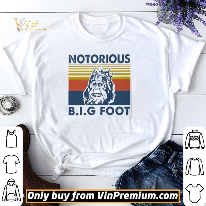 Notorious Big Bigfoot Vintage shirt sweater