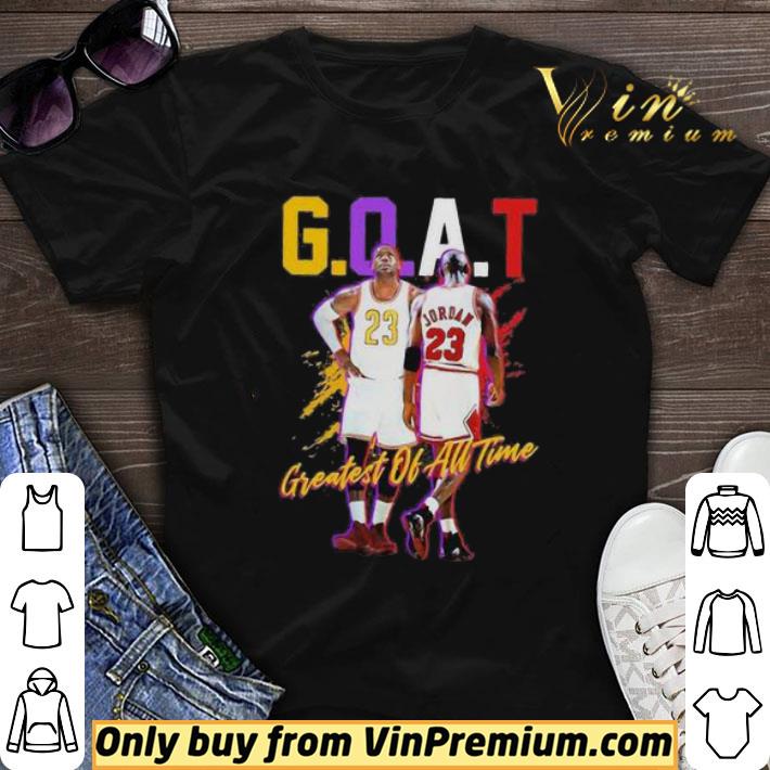 Goat greatest of all time michael jordan and kobe bryant shirt sweater