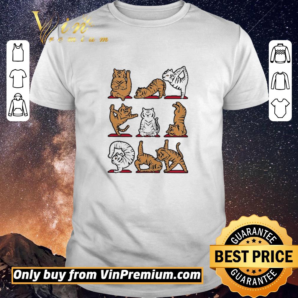 Top Tigers Doing Yoga shirt sweater