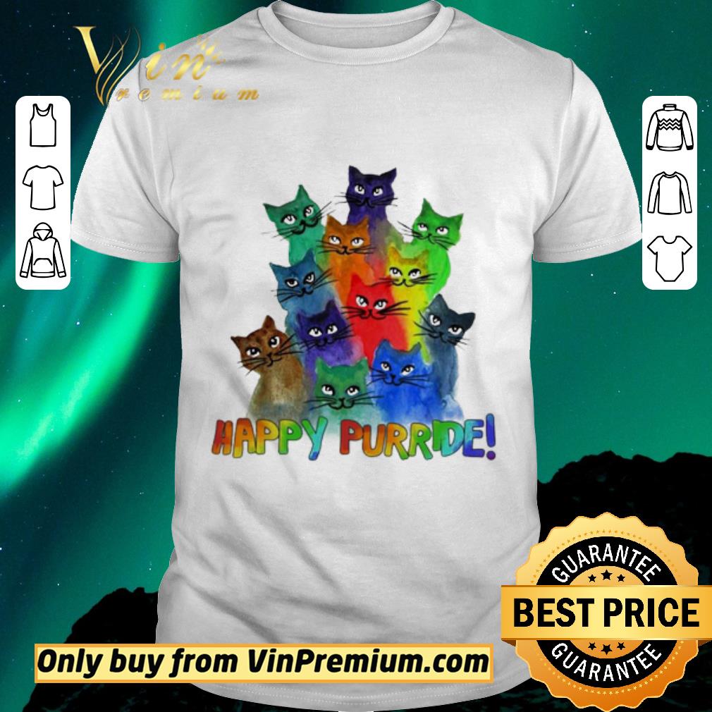 Premium Cats Happy purride shirt sweater