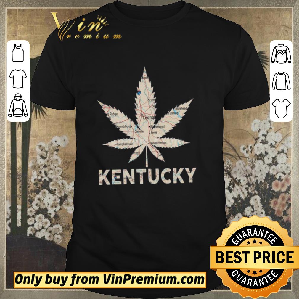 Hot Weed Kentucky map shirt sweater