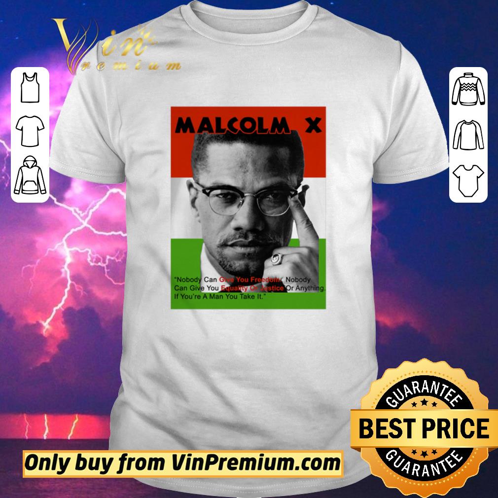 Funny Malcolm X Tee shirt sweater