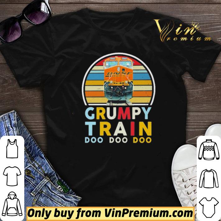 BNSF 7547 Grumpy Train doo doo doo vintage shirt sweater