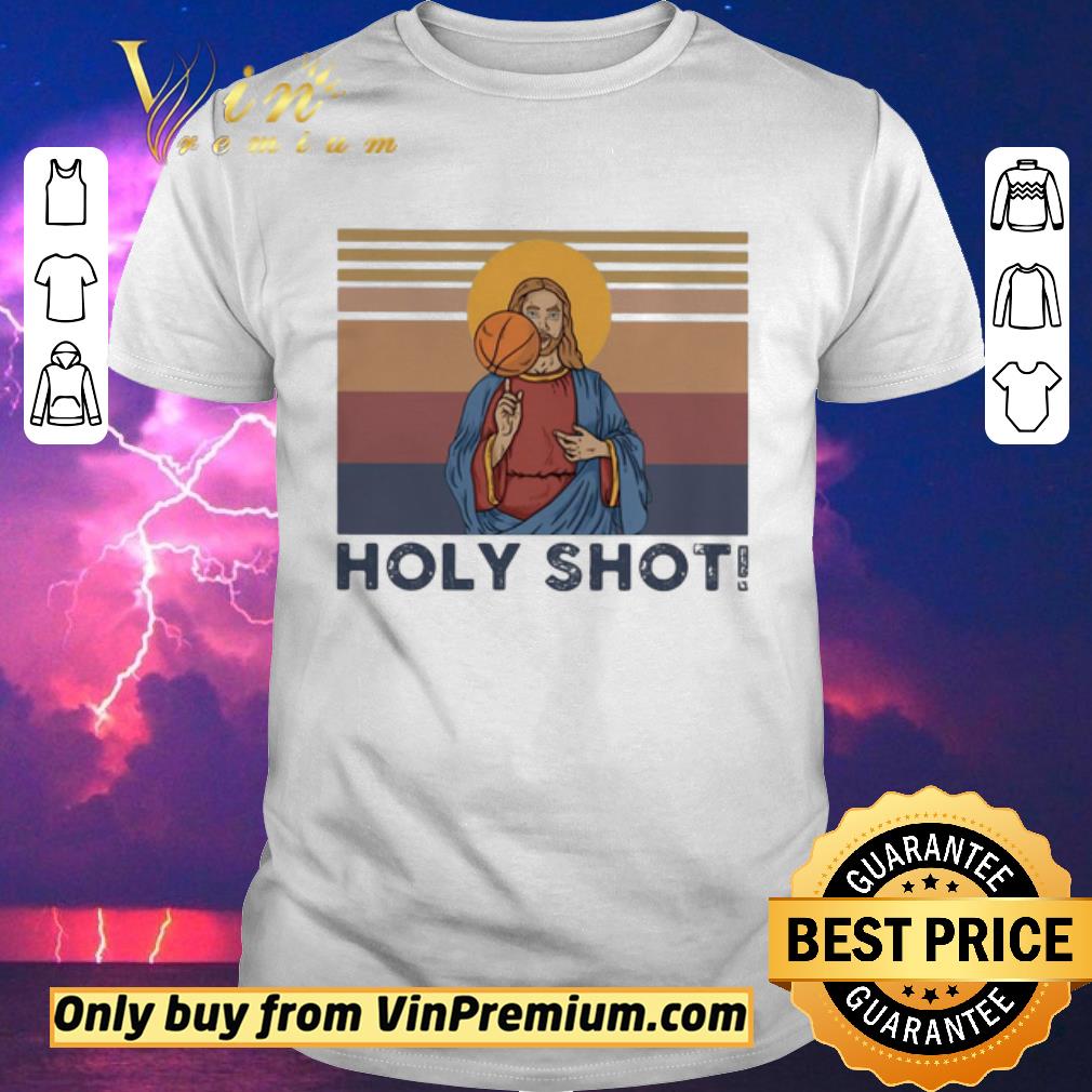 Awesome Jesus holy shot volleyball vintage retro shirt sweater