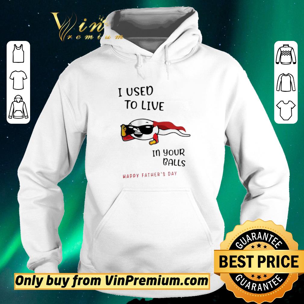 f6bb91a0 premium i used to live in your balls happy father s day shirt sweater 4 - Premium I Used To Live In Your Balls Happy Father’s Day shirt sweater